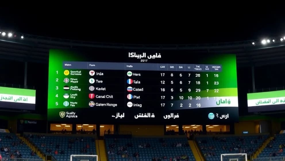 Poängställning i Irakiska Premier League