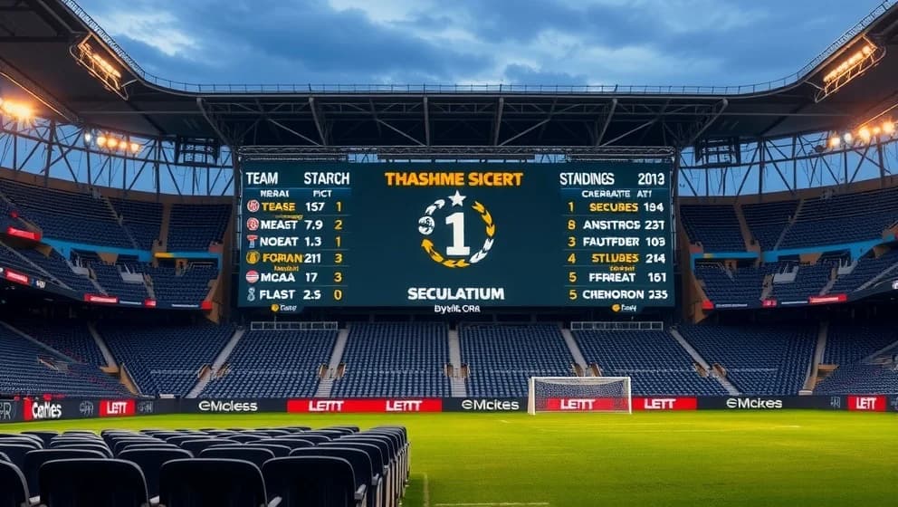 Poängställningen i Dinamo Zagreb denna säsong