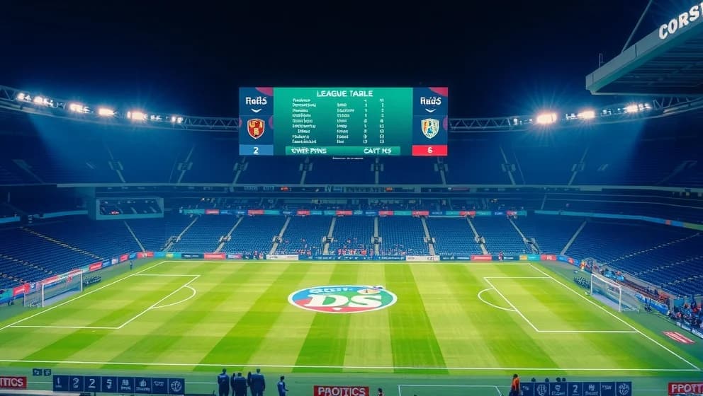 Poängställningen i Genoa CFC denna säsong