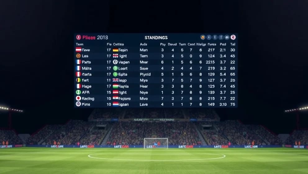 Poängställningen i Hansa Rostock denna säsong